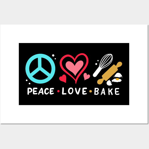 Bake Baking Baker Wall Art by KAWAIITEE